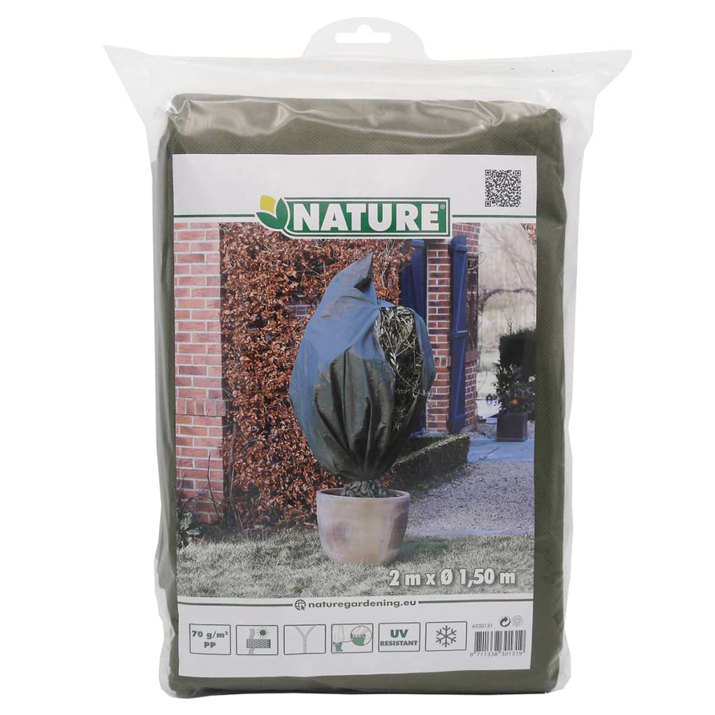 Nature Winter Fleece Cover 70 g/sqm Green 1.5x2 m