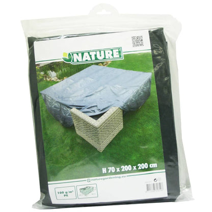 Nature Garden Furniture Cover for Low table and chairs 200x200x70 cm