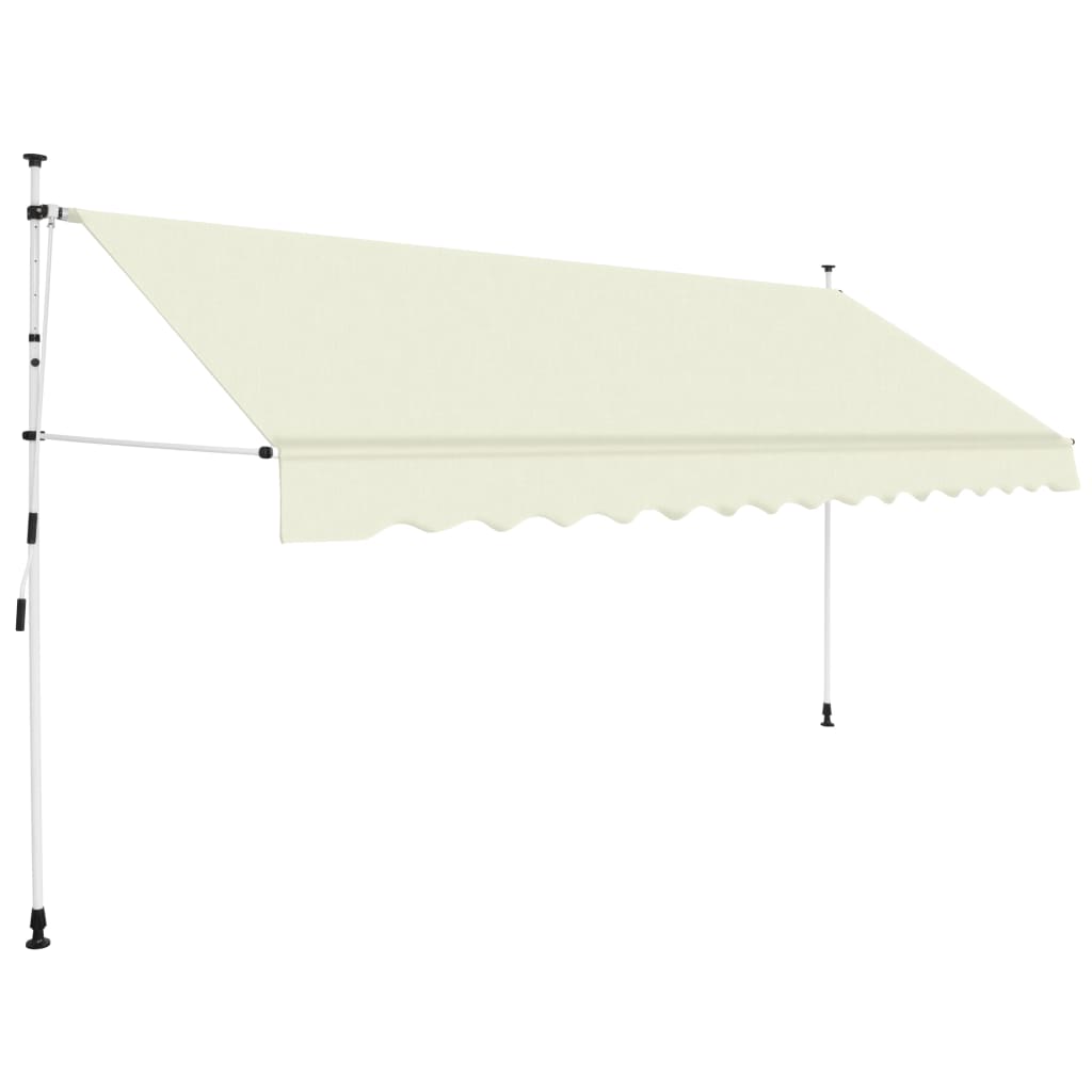 Manual Retractable Awning 350 cm Cream