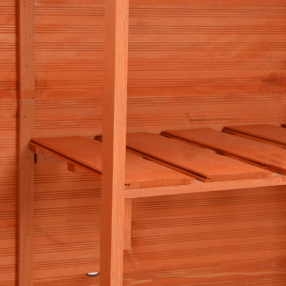 Garden Storage Shed 120x50x91 cm Wood