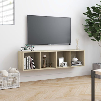 Book Cabinet/TV Cabinet Sonoma Oak 143x30x36 cm