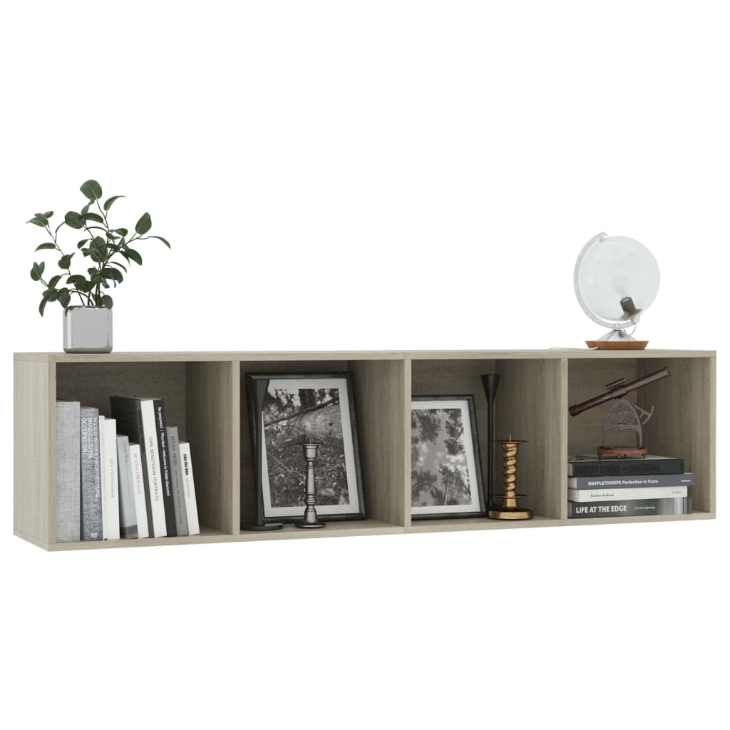 Book Cabinet/TV Cabinet Sonoma Oak 143x30x36 cm