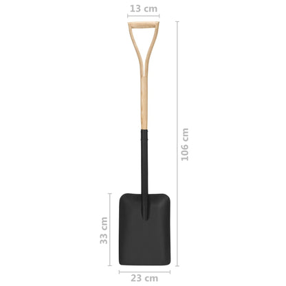 Garden Shovel YD Grip Steel and Ashwood