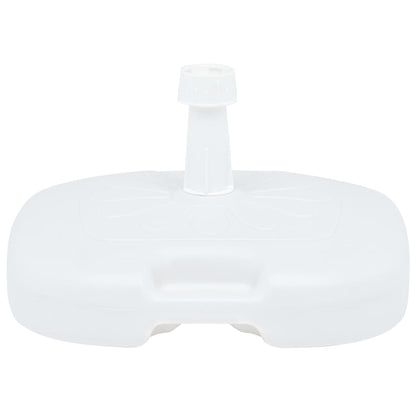 Umbrella Base Sand/Water Filled 16 L White Plastic