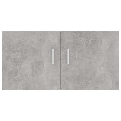 Wall Mounted Cabinet Concrete Grey 80x39x40 cm Engineered Wood