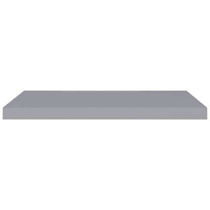 Floating Wall Shelves 4 pcs Grey 80x23.5x3.8 cm MDF