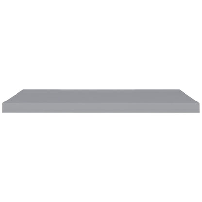 Floating Wall Shelves 4 pcs Grey 90x23.5x3.8 cm MDF