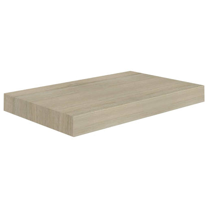 Floating Wall Shelves 2 pcs Oak 40x23x3.8 cm MDF