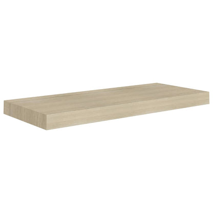 Floating Wall Shelves 4 pcs Oak 60x23.5x3.8 cm MDF