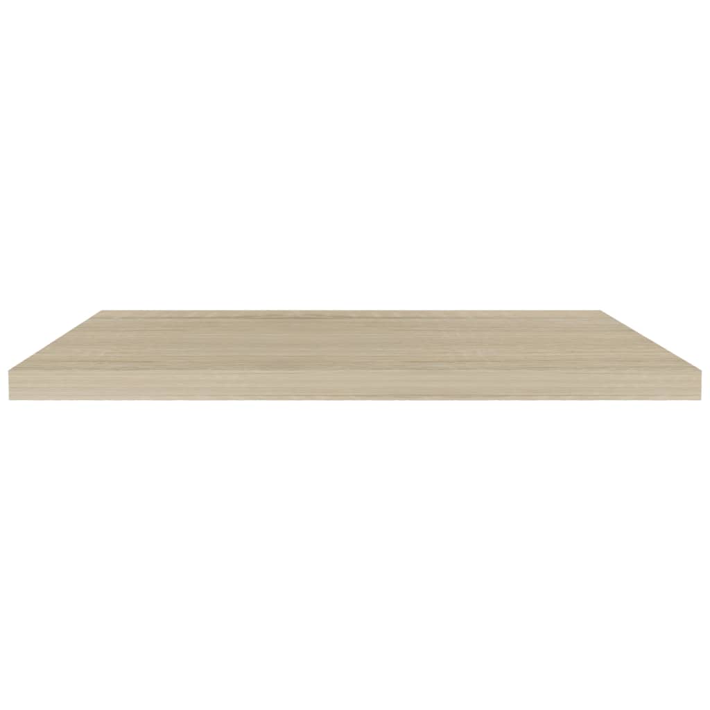 Floating Wall Shelves 4 pcs Oak 90x23.5x3.8 cm MDF