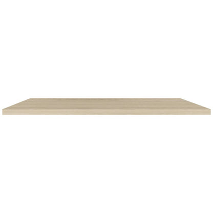 Floating Wall Shelves 4 pcs Oak 120x23.5x3.8 cm MDF