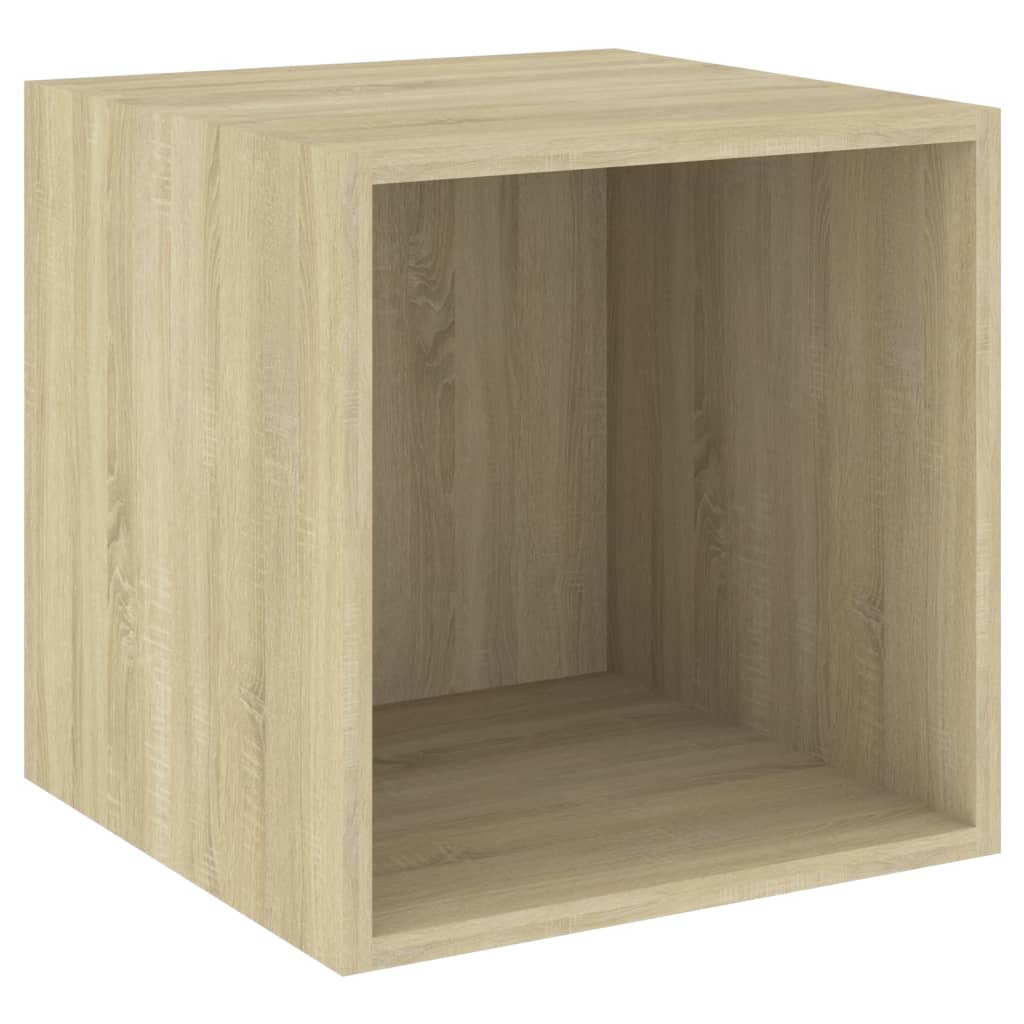 Wall Cabinets 2 pcs Sonoma Oak 37x37x37 cm Engineered Wood