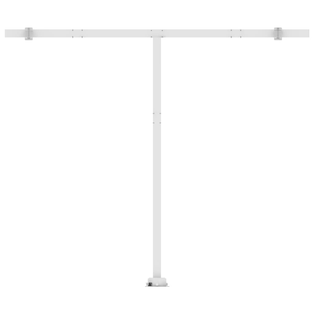 Freestanding Manual Retractable Awning 300x250 cm Cream