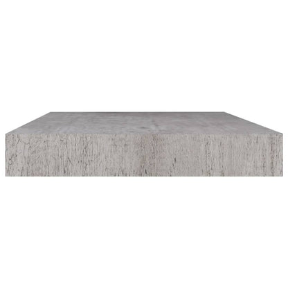 Floating Wall Shelf Concrete Grey 40x23x3.8 cm MDF