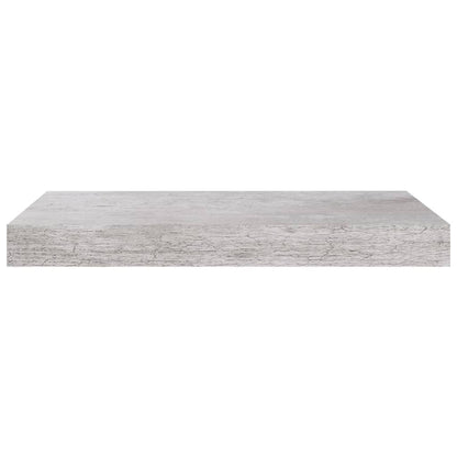 Floating Wall Shelves 4 pcs Concrete Grey 40x23x3.8 cm MDF