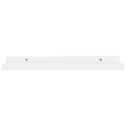 Wall Shelves 4 pcs High Gloss White 40x9x3 cm