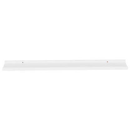 Wall Shelves 2 pcs White 115x9x3 cm