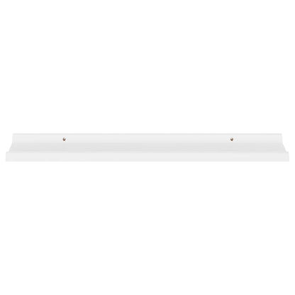 Wall Shelves 4 pcs White 80x9x3 cm