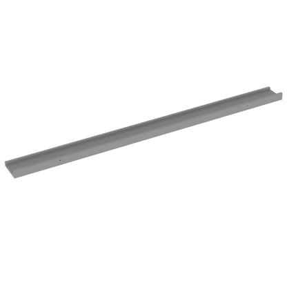 Wall Shelves 2 pcs Grey 115x9x3 cm