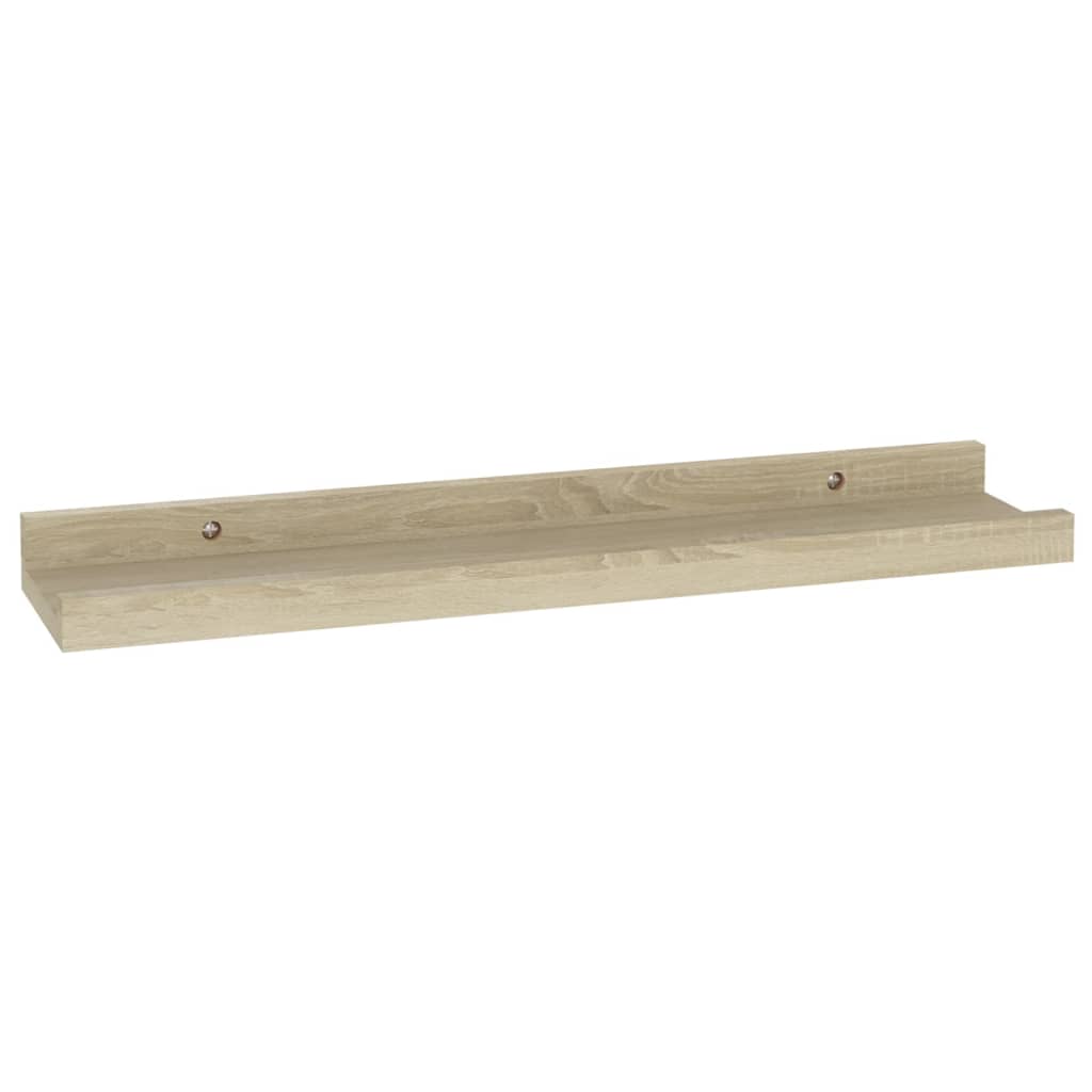 Wall Shelves 2 pcs Sonoma Oak 40x9x3 cm