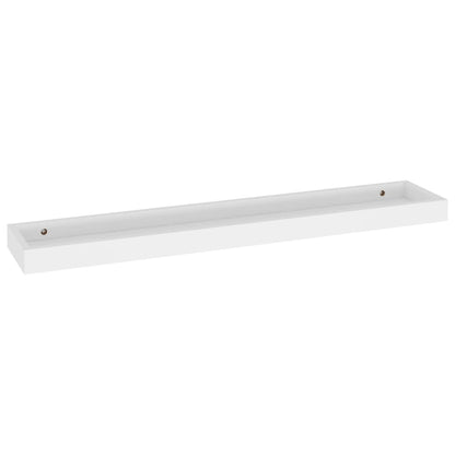 Loggia Wall Shelves 4 pcs White 80x15x4 cm MDF