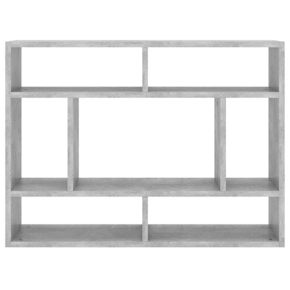 Wall Shelf Concrete Grey 75x16x55 cm Engineered Wood