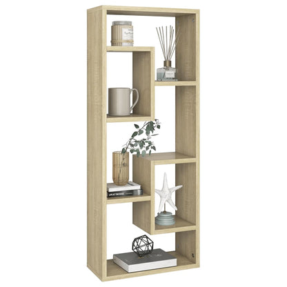 Wall Shelf Sonoma Oak 36x16x90 cm Engineered Wood