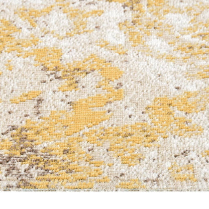 Outdoor Rug Flatweave 115x170 cm Yellow