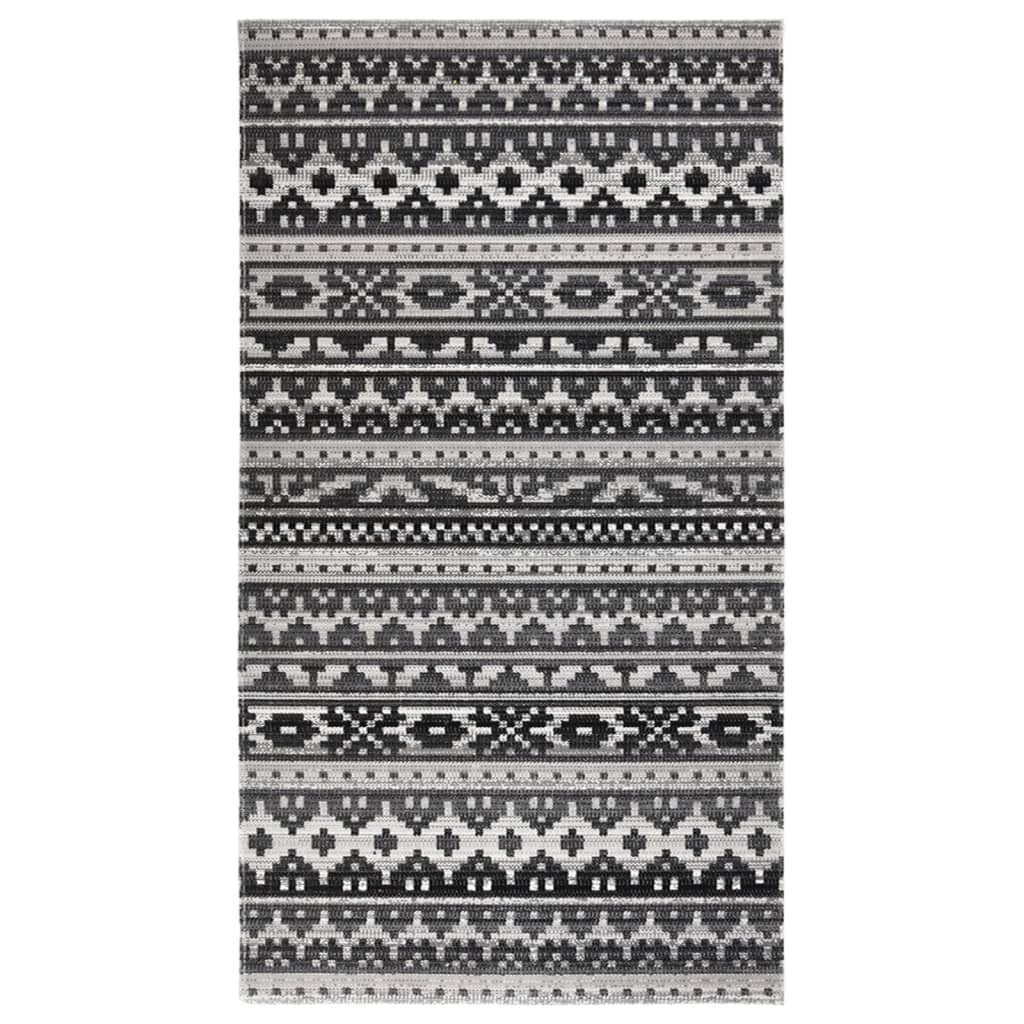 Outdoor Rug Flatweave 115x170 cm Dark Gery