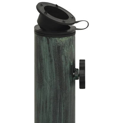 Umbrella Base Green 44x44x31 cm Cast Iron