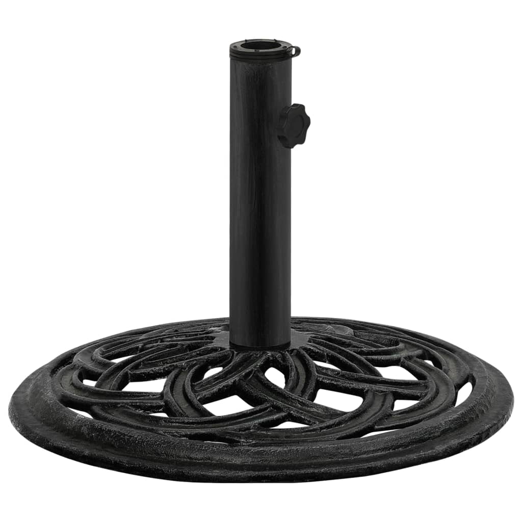 Umbrella Base Black 44x44x31 cm Cast Iron