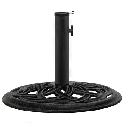 Umbrella Base Black 44x44x31 cm Cast Iron