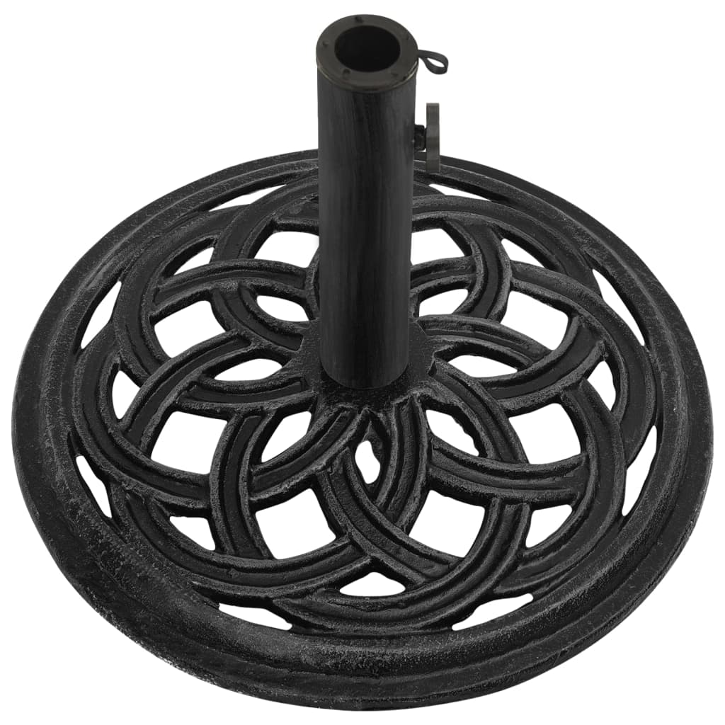 Umbrella Base Black 44x44x31 cm Cast Iron