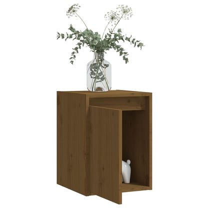 Wall Cabinet Honey Brown 30x30x40 cm Solid Wood Pine