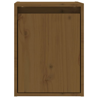 Wall Cabinet Honey Brown 30x30x40 cm Solid Wood Pine