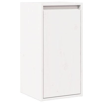 Wall Cabinets 2 pcs White 30x30x60 cm Solid Wood Pine