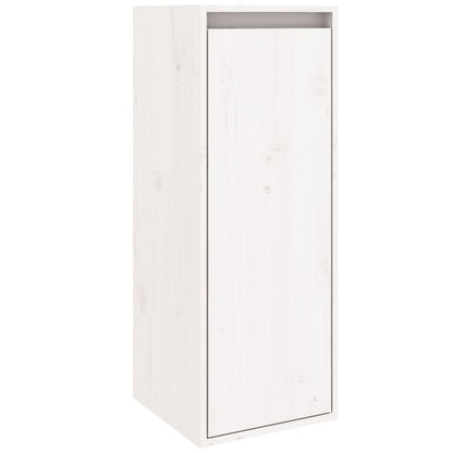 Wall Cabinets 2 pcs White 30x30x80 cm Solid Wood Pine