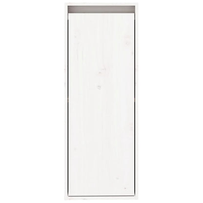 Wall Cabinets 2 pcs White 30x30x80 cm Solid Wood Pine