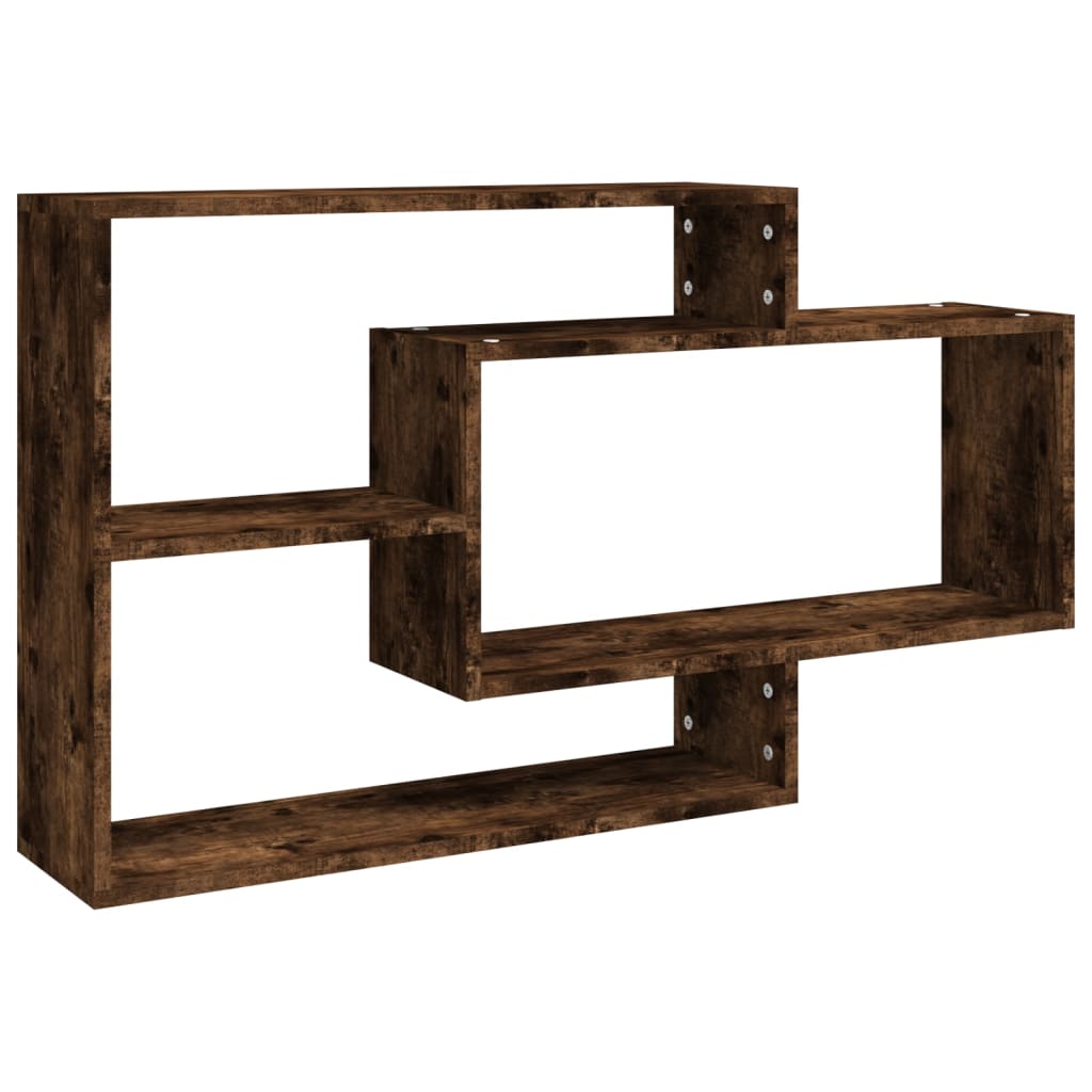 Wall Shelf Smoked Oak 104x20x58.5 cm Engineered Wood