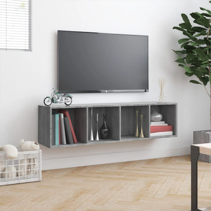 Book Cabinet/TV Cabinet Grey Sonoma 143x30x36cm Engineered Wood