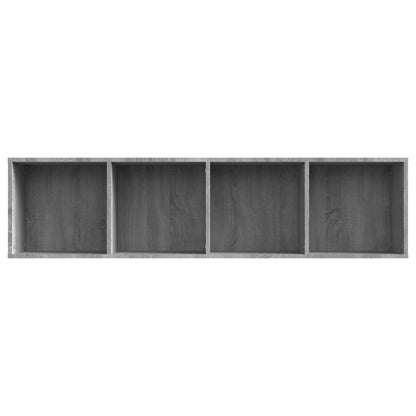 Book Cabinet/TV Cabinet Grey Sonoma 143x30x36cm Engineered Wood