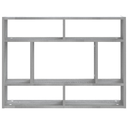 Wall Shelf Grey Sonoma 75x16x55 cm Engineered Wood