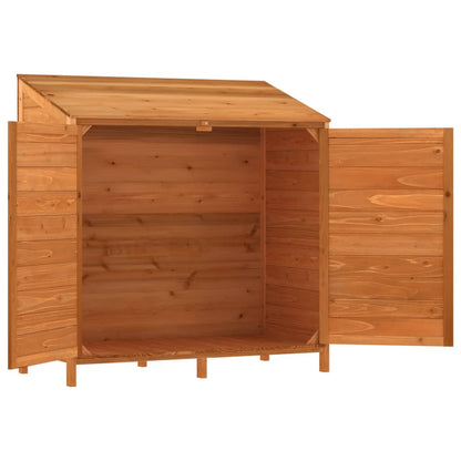 Garden Shed Brown 102x52x112 cm Solid Wood Fir