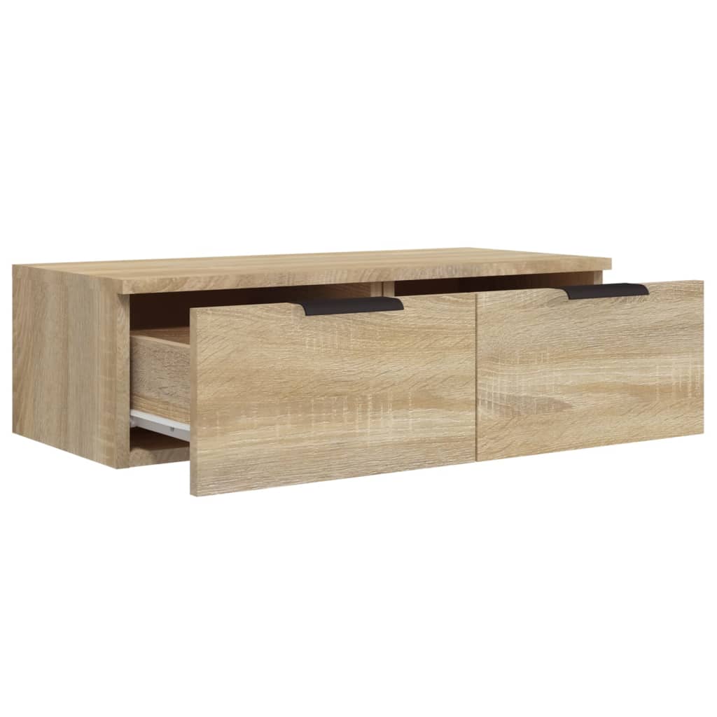 Wall Cabinet Sonoma Oak 68x30x20 cm Engineered Wood