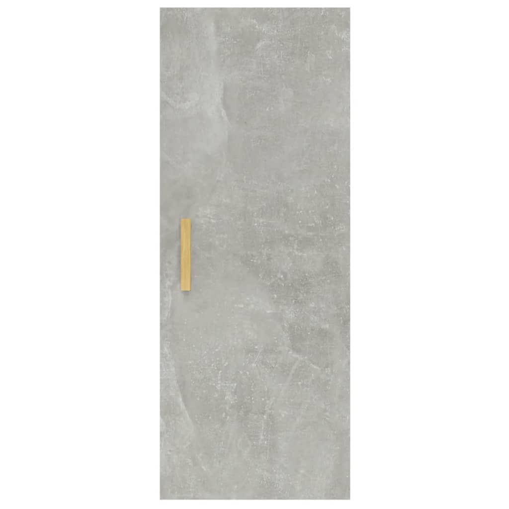 Wall Cabinet Concrete Grey 34.5x34x90 cm Engineered Wood