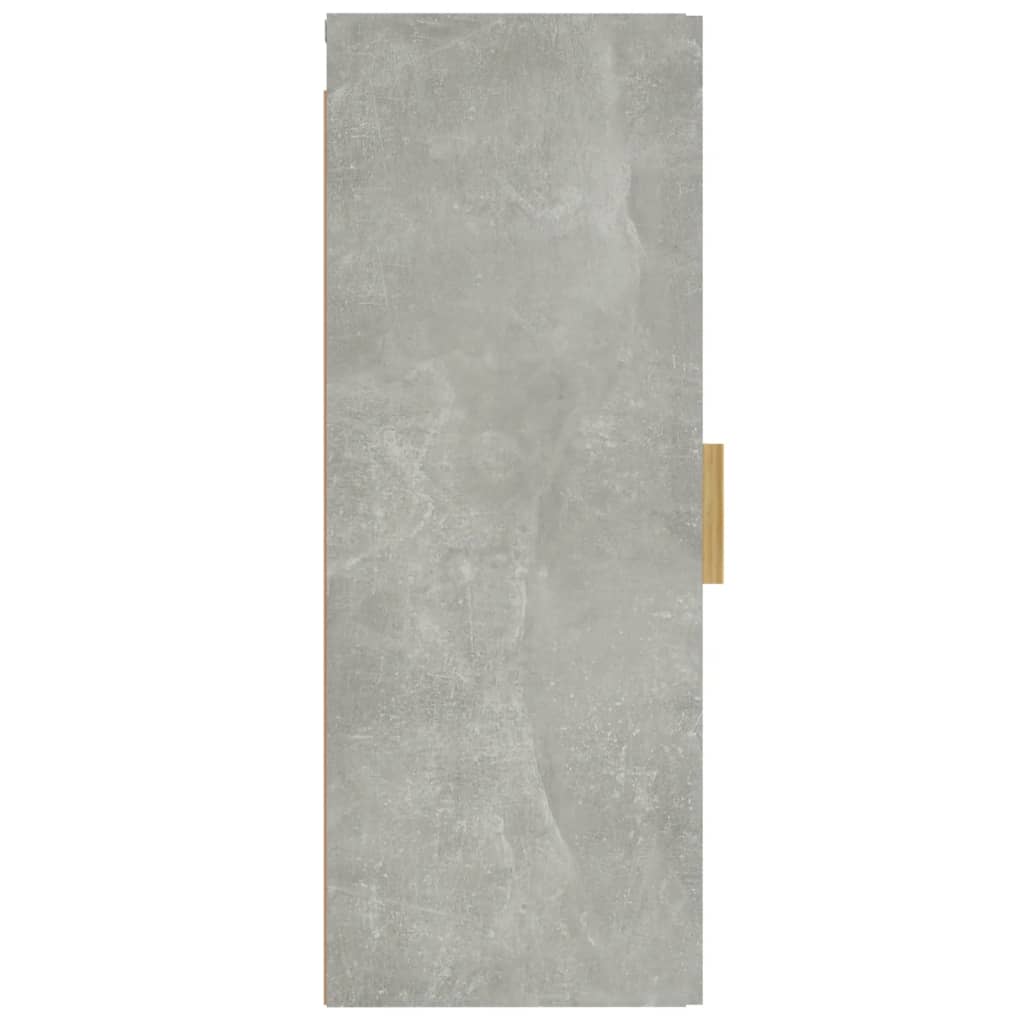 Wall Cabinet Concrete Grey 34.5x34x90 cm Engineered Wood