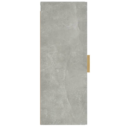 Wall Cabinet Concrete Grey 34.5x34x90 cm Engineered Wood