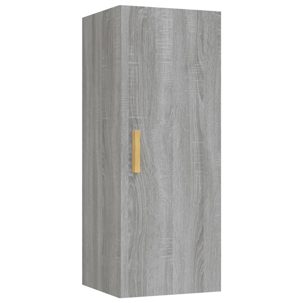 Wall Cabinet Grey Sonoma 34.5x34x90 cm Engineered Wood