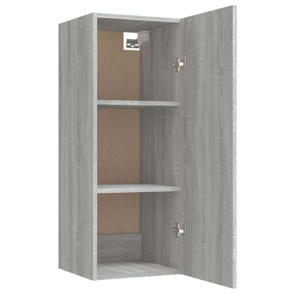 Wall Cabinet Grey Sonoma 34.5x34x90 cm Engineered Wood