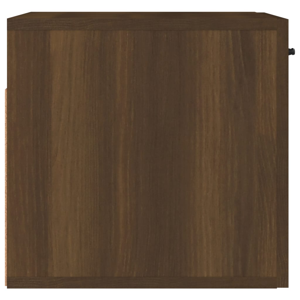 Wall Cabinet Brown Oak 80x36.5x35 cm Engineered Wood